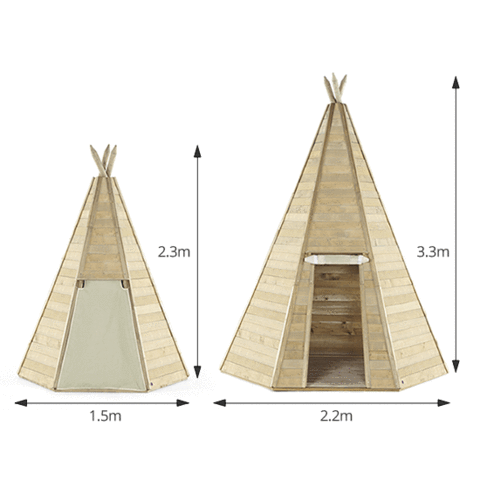 Childrens 2024 wooden teepee