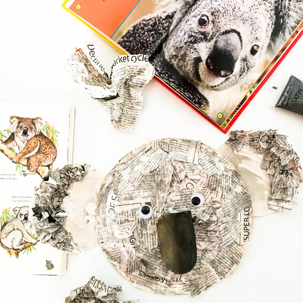 How to make a collage Koala – Happy Active Kids