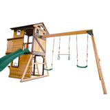 Darlington Play Centre Swing Set with Green Slide - Lifespan Kids - OUT OF STOCK eta mid-late April (preorder available now)