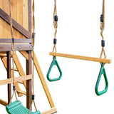 Darlington Play Centre Swing Set with Green Slide - Lifespan Kids - OUT OF STOCK eta mid-late April (preorder available now)