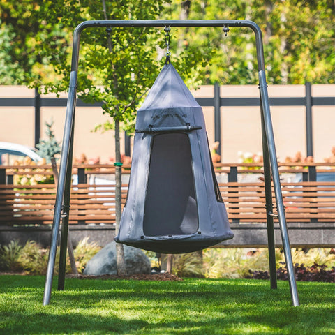 gobaplay Swing Sets & Playsets gobaplay® Single Swing Set with Tent Nest (FREE SHIPPING) 664734000561 GPSSTSWAN Happy Active Kids Australia