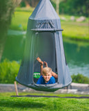 gobaplay Swing Sets & Playsets gobaplay® Single Swing Set with Tent Nest (FREE SHIPPING) 664734000561 GPSSTSWAN Happy Active Kids Australia