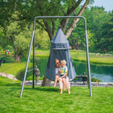 gobaplay Swing Sets & Playsets gobaplay® Single Swing Set with Tent Nest (FREE SHIPPING) 664734000561 GPSSTSWAN Happy Active Kids Australia