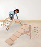 Lifespan Kids Climbing Frame Pikler Climbing Package (Slide, Arch & Cube) - Lifespan Kids 9347166076472 LKIP-PIKSAC-SET Happy Active Kids Australia