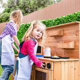 Lifespan Kids Outdoor Play Equipment Roma V2 Outdoor Wooden Play Kitchen - Lifespan Kids - OUT OF STOCK eta mid Nov (preorder available now) 9347166072993 LKPK-ROMA Buy online: Roma V2 Outdoor Play Kitchen - Lifespan Kids Happy Active Kids Australia