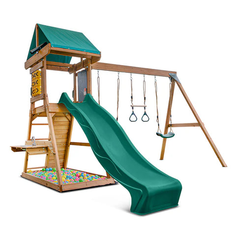 Lifespan Kids Play Centres Birmingham Play Centre with Green Slide - Lifespan Kids 9347166078438 LKPC-BIRM-GRN Buy online : Birmingham Play Centre with Green Slide - Lifespan Kids Happy Active Kids Australia