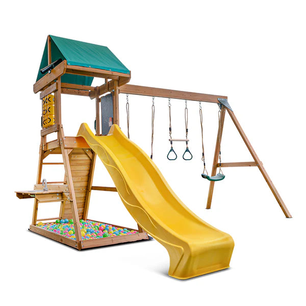 Lifespan Kids Play Centres Birmingham Play Centre with Yellow Slide - Lifespan Kids 9347166078568 LKPC-BIRM-YEL Buy online : Birmingham Play Centre with Yellow Slide - Lifespan Kids Happy Active Kids Australia