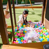 Lifespan Kids Play Centres Darlington Play Centre Swing Set with Green Slide - Lifespan Kids 9347166078384 LKPC-DARL-GRN Darlington Play Centre Swing Set with Green Slide - Lifespan Kids Happy Active Kids Australia