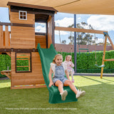 Lifespan Kids Play Centres Darlington Play Centre Swing Set with Green Slide - Lifespan Kids 9347166078384 LKPC-DARL-GRN Darlington Play Centre Swing Set with Green Slide - Lifespan Kids Happy Active Kids Australia