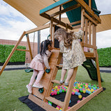 Lifespan Kids Play Centres Greenvale Play Centre with 1.8m Green Slide - Lifespan Kids 9347166078667 LKPC-GREEN-GRN Happy Active Kids Australia