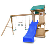 Lifespan Kids Play Centres Montrose Play Centre Set with 2.2m Blue Slide - Lifespan Kids 9347166078605 LKPC-MONT-BLU Happy Active Kids Australia