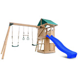 Lifespan Kids Play Centres Montrose Play Centre Set with 2.2m Blue Slide - Lifespan Kids 9347166078605 LKPC-MONT-BLU Happy Active Kids Australia