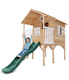 Lifespan Kids Play Houses Archie Cubby Playhouse with Green Slide - Lifespan Kids LKCH-ARCHIE-EL Buy online: Archie Cubby Playhouse with Green Slide - Lifespan Kids Happy Active Kids Australia