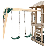 Lifespan Kids Play Houses Kingston Cubby House with Monkey Bars, Swings and Yellow Slide - Lifespan Kids - OUT OF STOCK eta end Sept (preorder available now) 9347166060495 LKCH-KING-YEL Kingston Cubby House with Monkey Bars, Swings and Yellow Slide  Happy Active Kids Australia