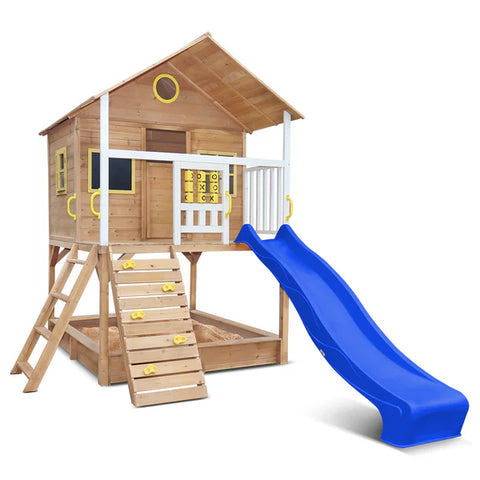 Lifespan Kids Play Houses Warrigal Cubby House with Blue Slide - Lifespan Kids 9347166078179 LKCH-WAR-BLU Buy online: Warrigal Cubby House with Blue Slide - Lifespan Kids Happy Active Kids Australia