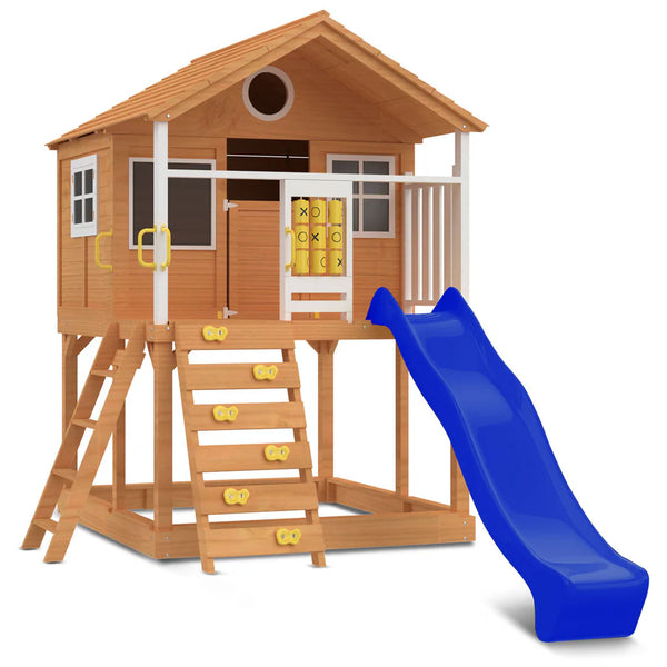 Lifespan Kids Play Houses Warrigal Cubby House with Blue Slide - Lifespan Kids 9347166078469 LKCH-WARR-BLU Buy online: Warrigal Cubby House with Blue Slide - Lifespan Kids Happy Active Kids Australia