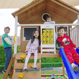 Lifespan Kids Play Houses Warrigal Cubby House with Blue Slide - Lifespan Kids 9347166078469 LKCH-WARR-BLU Buy online: Warrigal Cubby House with Blue Slide - Lifespan Kids Happy Active Kids Australia