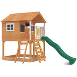 Lifespan Kids Play Houses Warrigal Cubby House with Green Slide - Lifespan Kids 9347166078452 LKCH-WARR-GRN Buy online: Warrigal Cubby House with Green Slide - Lifespan Kids Happy Active Kids Australia