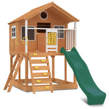 Lifespan Kids Play Houses Warrigal Cubby House with Green Slide - Lifespan Kids 9347166078452 LKCH-WARR-GRN Buy online: Warrigal Cubby House with Green Slide - Lifespan Kids Happy Active Kids Australia