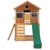 Lifespan Kids Play Houses Warrigal Cubby House with Green Slide - Lifespan Kids 9347166078452 LKCH-WARR-GRN Buy online: Warrigal Cubby House with Green Slide - Lifespan Kids Happy Active Kids Australia