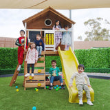 Lifespan Kids Play Houses Warrigal Cubby House with Yellow Slide - Lifespan Kids 9347166078445 LKCH-WARR-YEL Buy online: Warrigal Cubby House with Yellow Slide - Lifespan Kids Happy Active Kids Australia