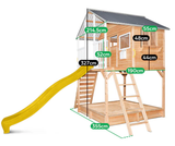 Lifespan Kids Play Houses Winchester Cubby House with Yellow Slide - Lifespan Kids 9347166075666 LKCH-WINCHE-YEL Buy online: Winchester Cubby House with Yellow Slide - Lifespan Kids Happy Active Kids Australia