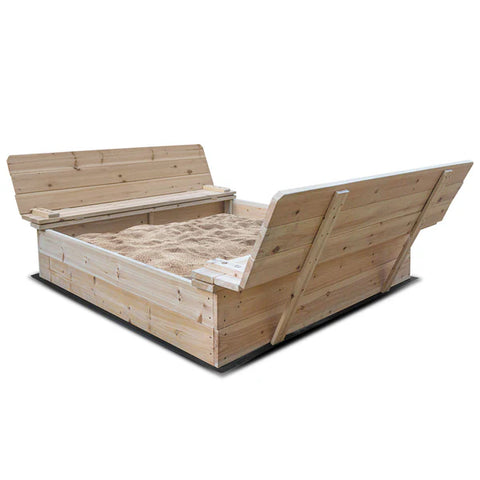 Lifespan Kids Sandpits Strongbox XL Square Wooden Sandpit - Lifespan Kids 9347166069986 LKSP-STRONGXL Buy online: Strongbox XL Square Wooden Sandpit - Lifespan Kids Happy Active Kids Australia