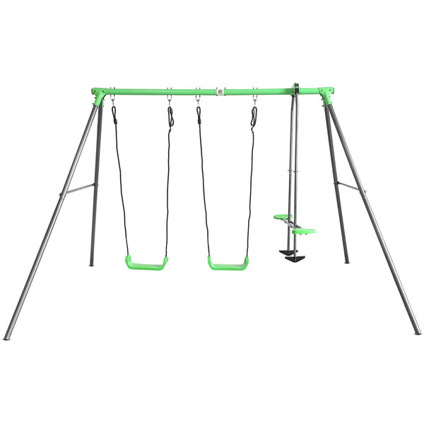 Lifespan Kids Swing Hurley 2 Metal Double Swing Set with Glider - Lifespan Kids 09347166045669 PEHURLEY2 Buy online: Hurley 2 Metal Double Swing Set & Glider - Lifespan Kids  Happy Active Kids Australia