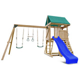 Lifespan Kids Swing Sets & Playsets Carindale Play Centre with Blue Slide - Lifespan Kids 9347166078636 LKPC-CARIND-BLU Buy online : Carindale Play Centre with Blue Slide - Lifespan Kids Happy Active Kids Australia