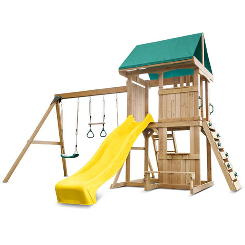 Lifespan Kids Swing Sets & Playsets Carindale Play Centre with Yellow Slide - Lifespan Kids 9347166078551 LKPC-CARIND-YEL Buy online : Carindale Play Centre with Yellow Slide - Lifespan Kids Happy Active Kids Australia