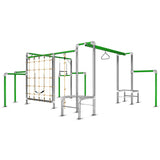 Lifespan Kids Swing Sets & Playsets Junior Jungle Safari with Swings Set and Flying Fox - Lifespan Kids - LOW STOCK 9347166067524 LKJJ-SAFRIST-B Happy Active Kids Australia