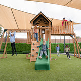 Lifespan Kids Swing Sets & Playsets Kensington Play Centre Set with Green Slide - Lifespan Kids 9347166078377 LKPC-KENS-GRN Buy online: Kensington Centre Set with Green Slide - Lifespan Kids Happy Active Kids Australia