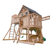 Lifespan Kids Swing Sets & Playsets Kensington Play Centre Set with Green Slide - Lifespan Kids 9347166078377 LKPC-KENS-GRN Buy online: Kensington Centre Set with Green Slide - Lifespan Kids Happy Active Kids Australia