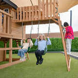 Lifespan Kids Swing Sets & Playsets Kensington Play Centre Set with Green Slide - Lifespan Kids 9347166078377 LKPC-KENS-GRN Buy online: Kensington Centre Set with Green Slide - Lifespan Kids Happy Active Kids Australia