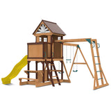 Lifespan Kids Swing Sets & Playsets Meer Brook Play Centre with Yellow Slide - Lifespan Kids 9347166078490 LKPC-MEERB-YEL Buy online: Meer Brook Play Centre with Yellow Slide - Lifespan Kids Happy Active Kids Australia