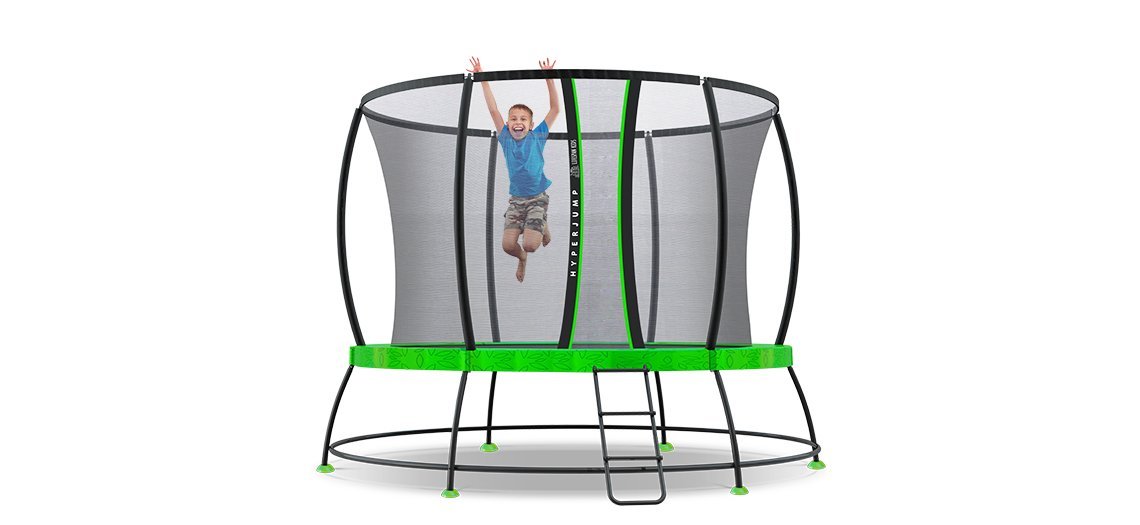 Buy online 10ft HyperJump 3 Springless Trampoline Lifespan Kids Happy Active Kids